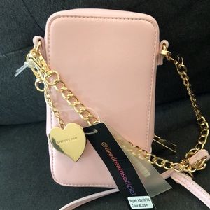 NWT Like Dreams blush crossbody bag